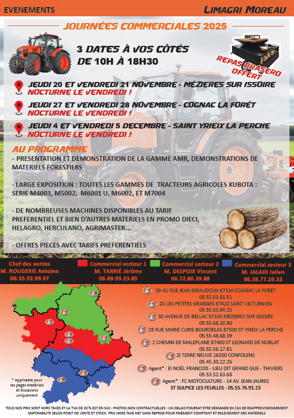 Retrouvez nous pour 3 événements au plus près de chez vous !